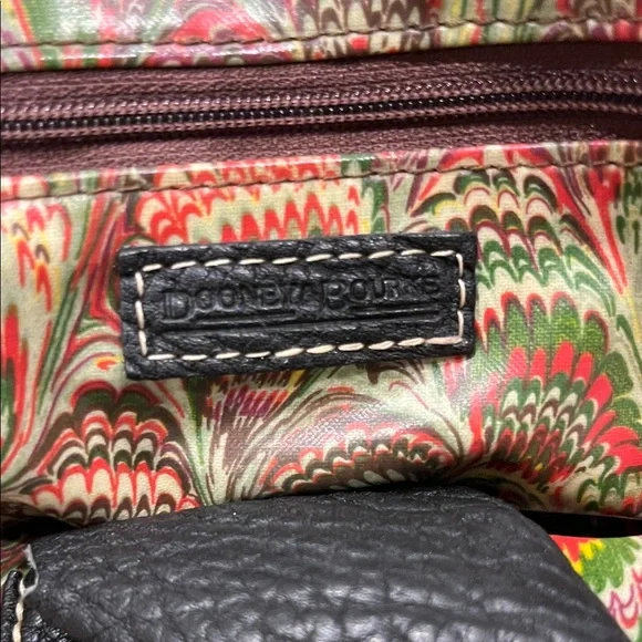 Black Leather Handbag - Picture 3 of 4